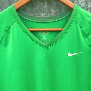 Nike Pro Combat Dri-Fit Fitted V-Neck Top